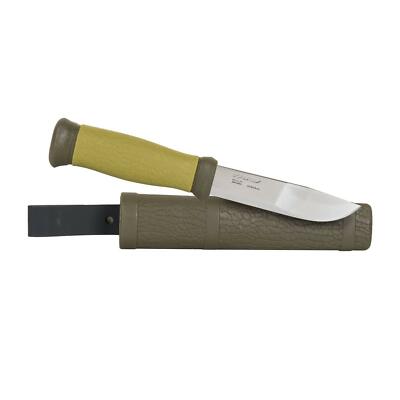 Swedish knife MORA 2000 Green Stainless steel Bushcrafters Outdoor Fixed Blade