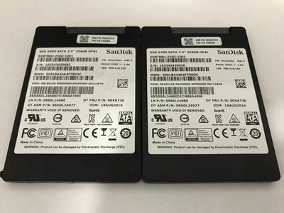 2X ,SanDisk 256GB SSD 2.5''  X400 SATA SD8TB8U-256G-1001