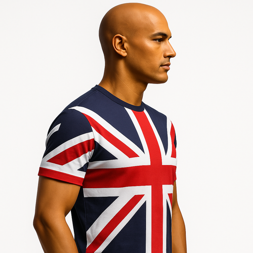 Union Jack Tee 100% Cotton – Unisex for Kids & Adults Celebration & Party Wear - Picture 4 of 6