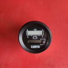 CURTIS 803 Round Battery Meter & Hour Meter 8...