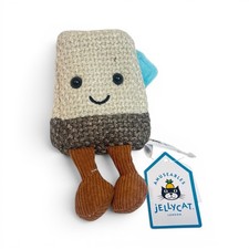 Jellycat Amuseables Steepy Tea Bag Plush RARE Collectible NWT A4TEAB