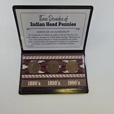 The Last Three Decades of America s Indian Head Cents 1880 S, 1890 S, 1990 S Set