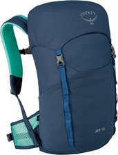 Osprey Jet 18L Liters Kids' Hiking O/S Backpack, Wave Blue, One Size