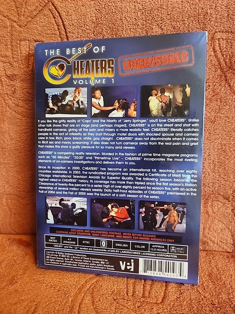 The Best Of CHEATERS (Uncensored) 4 DVD Box Set. Brand New