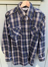 NOS Vtg Levis Shirt Mens Medium Panatela 70s Long Sleeve Lightweight Button Up
