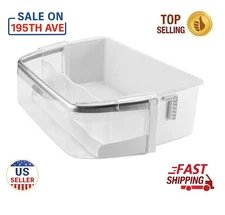 Right Refrigerator Door Shelf Bins for LG & Kenmore  Durable ABS Replacement 2PK