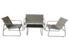 Divano+2poltrone+tavolo Grigio 6992065