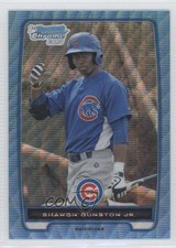 2012 Bowman Chrome Prospects Blue Wave Refractor Shawon Dunston Jr #BCP117 1b0