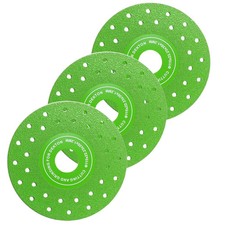 3PCS 4.5" Ultra Thin Diamond Grinding Discs Air Brazed Cutting Blades for Cerami