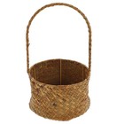 Dekoratives gewebter Blumenkorb tragbarer gewebter Korb Blumenladen Verpackung