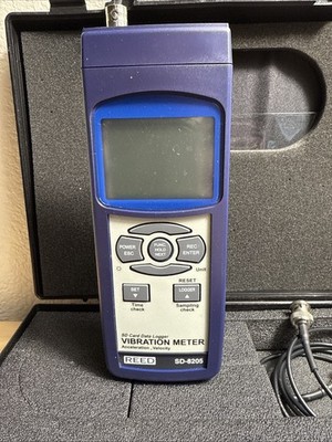 Reed Instruments Vibration Meter Datalogger LCD USB Rs232 Sd-8205 for sale online | eBay Reed Instruments Vibration Meter Datalogger LCD USB Rs232 Sd-8205 for sale online | eBay