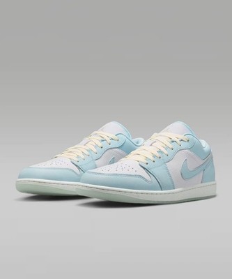 Jordan 1 Low Glacier Blue Summit White Sea Glass HJ5999-400 NIB Pick Your Size