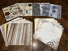 Bo Bunny 12x12 Paper 25 Sheets  Stickers  Chipboard