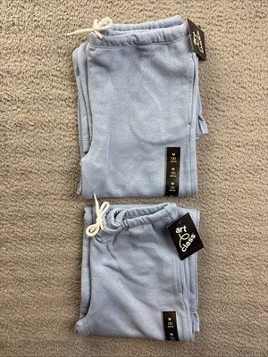 2x Art Class Girls Youth Medium 8 Blue French Terry Pull on Pants