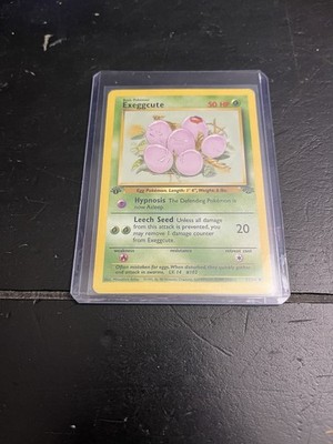 First Edition Exeggcute Pokemon Card