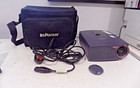 In Focus LP400 Projector 345 Hours Bulb Use in Case with Cables Working