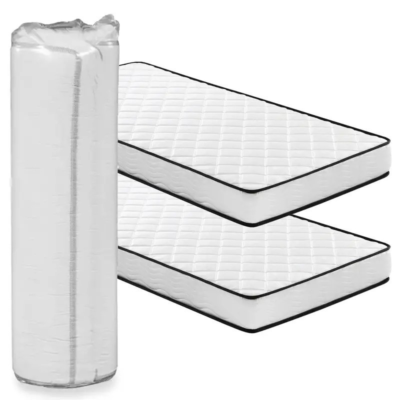 Matelas 90x190 cm mémoire de forme 15 cm haute densité lot 2