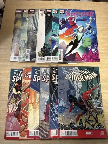 The AMAZING SPIDER-MAN #700.1 - 700.4 & More VF Marvel Comic Lot