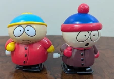 South Park collectors 3” wind up Stan Marsh and Eric Cartman 1998