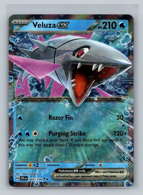 #ad #ad Veluza ex Double Rare SV09: Journey Together 043 159 Pokemon NM $2.99