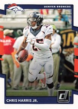CHRIS HARRIS JR 2017 Panini Grease Monkey #2 Denver Broncos Football Card