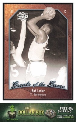 2009-10 Upper Deck Greats of the Game #51 Bob Lanier - St. Bonaventure Bonnies