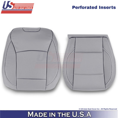 2018-2019 For Subaru Outback Leatherette Perf. Driver Side Seat Covers Titanium