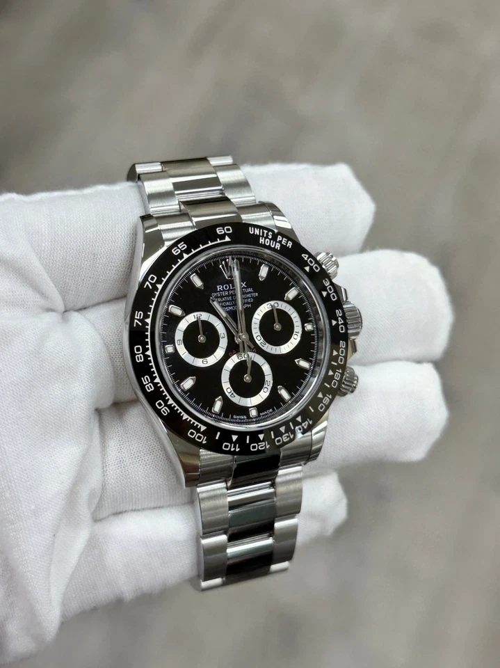 Rolex Daytona Cosmograph 116500LN esfera negra acero inoxidable caja papel Foto 4 de 4