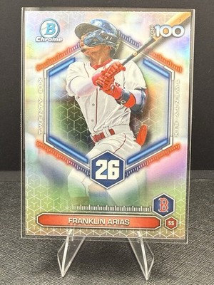 2026 Bowman Chrome - Franklin Arias #BTP-26 Top 100 Prospects - Red Sox (R5)