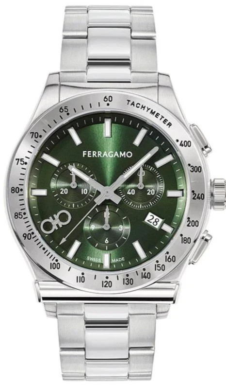 Ferragamo Salvatore SFKZ00423 1927 Men's watch Green Dial with