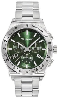 Ferragamo Salvatore SFKZ00423 1927 Men's watch Green Dial with