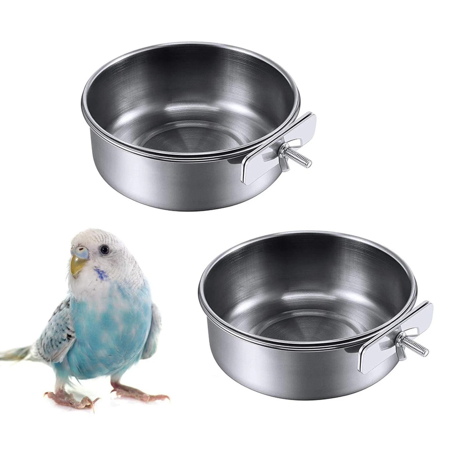 Water Dishes, Stainless Steel