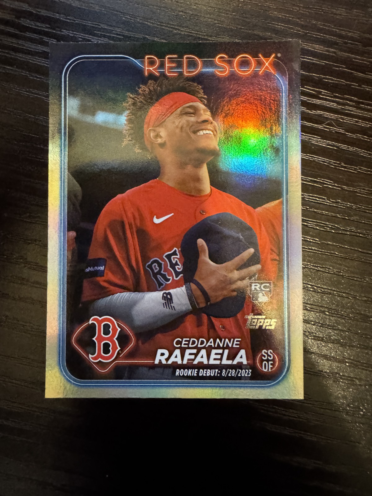 2024 Topps Update #US110 Ceddanne Rafaela Rainbow Foil