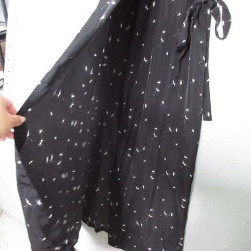 Vestido Disturbia Kimono Reino Unido 16 EE. UU. 12 Envoltura Maxi Diente de León Gótico Capricho Edgy Nuevo con Etiquetas - Imagen 5 de 12