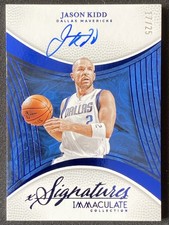Jason Kidd 2024-25 Panini Immaculate Collection X Signatures Auto /25 #IMS-KID