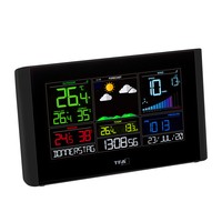 35.8001.01 TFA View Breeze Schwarz Innen-Luftdruck Innen-Hygrometer Innen-Th ~D~ - Bild 1 von 1