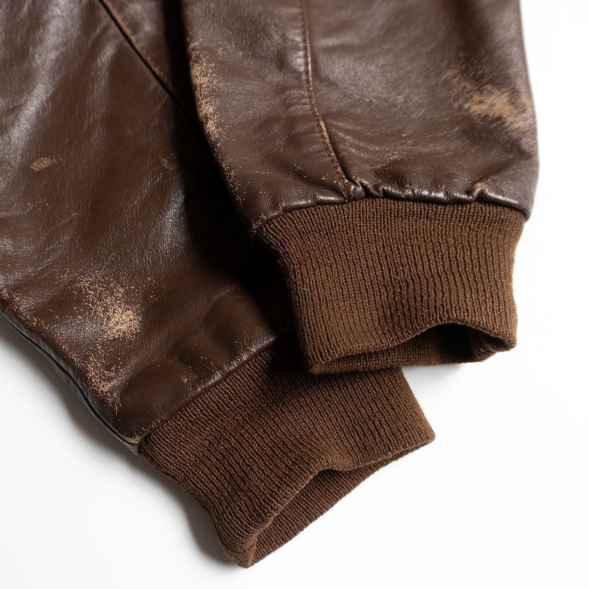 Eastman A2 Leather Flight Jacket Vintage Style Patch US M Size
