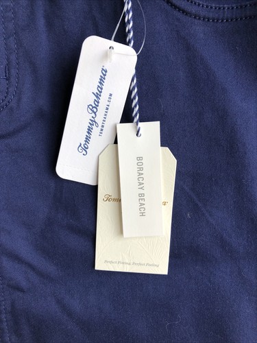 NEW Tommy Bahama Boracay Beach Short Denim Skirt Navy Blue 10 NWT - Picture 5 of 9
