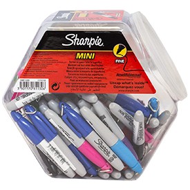 Sharpie S0811300 Mini verschiedene Stifte Packung mit 72