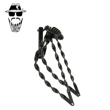 ORIGINAL LOWRIDER 20" Black Bent Spring Fork Full Flat Twisted Legs 1" Threaded.