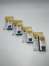 Lot of 4 Burt's Bees Rescue Lip Relief - 0.35 oz. each - 8 TUBES TOTAL