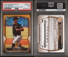 PAUL SKENES 2023 1ST BOWMAN CHROME TRUE GOLD REFRACTOR #10/50 PSA 7 COLOR MATCH
