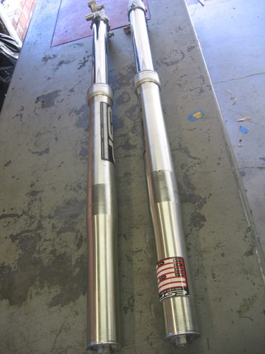 2003 HONDA CR125 OEM R&LFRONT FORKS ESP SUSPENSION FRESH SERVICE OIL & SEALS - Picture 3 of 16