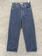 Levis Premium Ribcage Straight Jeans Womens 26 High Rise Denim Waterless 27L