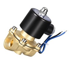 Brass Electric Solenoid Valve 3/4"NPT 24VDC Air Valve Normally Closed for Water