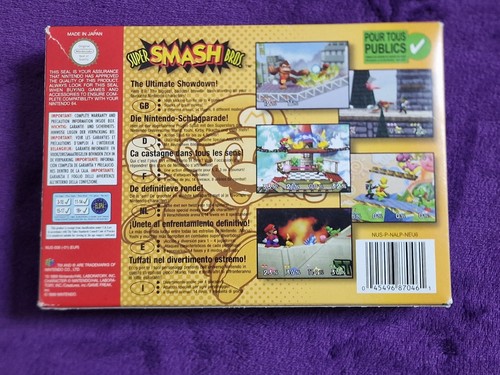 SUPER SMASH BROS N64 PAL EUR Nintendo 64 - Imagen 7 de 17