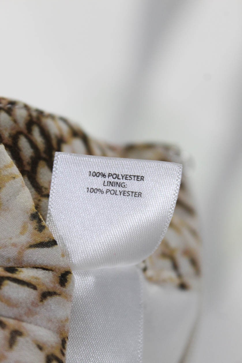 Great Jones Womens Python Print Ruffle Skirt Mult… - image 6