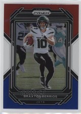 2022 Panini Prizm Red White & Blue Prizm Braxton Berrios #227 0b3