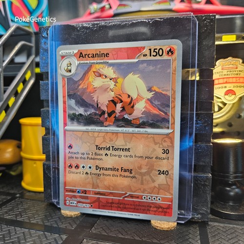 Arcanine 151 Reverse Holo Pokémon TCG 059/165 Scarlet & Violet Uncommon - Picture 2 of 6
