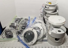 SIX Used Pelco Cameras with outer mounting hardware, ICS-CW-V39 3.0-9.0mm camera